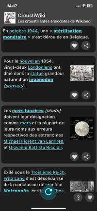 CroustiWiki iPhone thème sombre