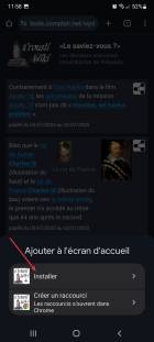 Install Android Chrome étape 2 Install Android Chrome étape 2