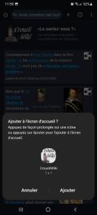 Install Android Chrome étape 4 Install Android Chrome étape 4