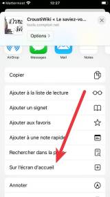 Install iOS Safari étape 3 Install iOS Safari étape 3